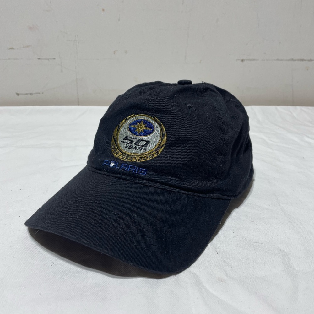 Polaris Hat Cap Strap Back 50th Anniversary Embroidered Limited Edition Cotton